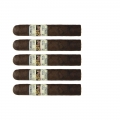 5 robionych ręcznie nikaraguańskich cygar w jasnym pierścieniu z logo the traveller