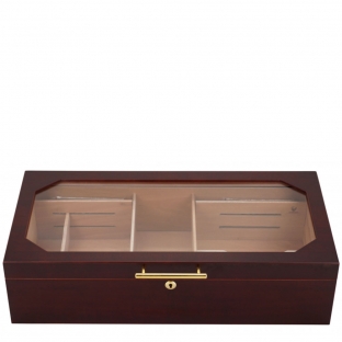 duży humidor na 90 cygar z szybką