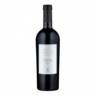 Primo 1 Primitivo di Manduria, włoskie czerwone wino w pięknej butelce