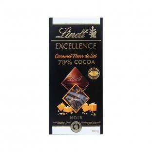 ciemna czekolada marki lindt z dobrym składem z dodatkiem słonego karmelu