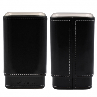 eleganckie czarne etui na 3 cygara