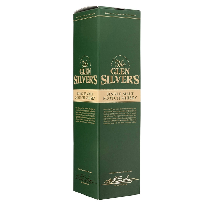 zielony kartonik ze szkocką whisky