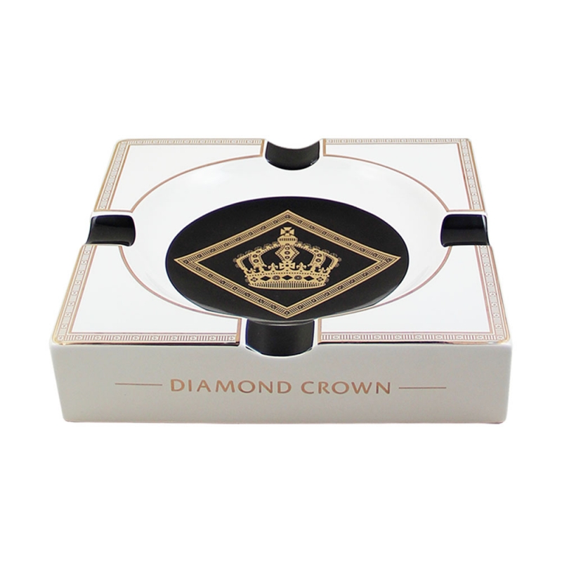 stylowa popielnica diamond crown