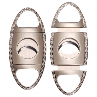 złotawa z zdobieniami obcinarka do cygar o średnicy 22mm