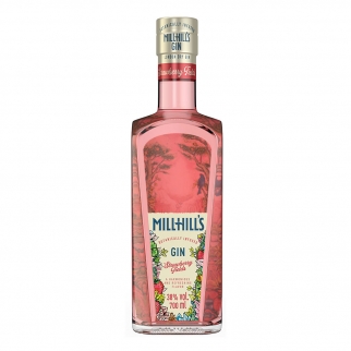 Gin Millhills Strawberry Fields, truskawkowy gin, polski gin