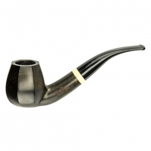 fajka z drewna sekwoi z główką z kanciastymi brzegami