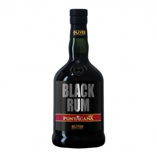 przepyszny rum puntacana black w poręcznej czarnej butelce