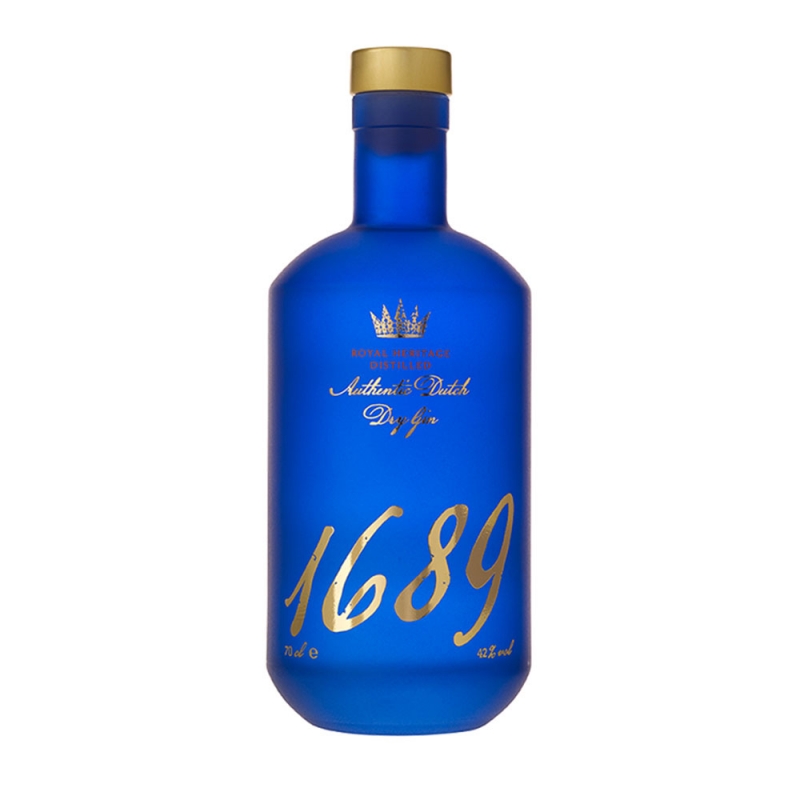 gin 1689 w niebieskiej butelce