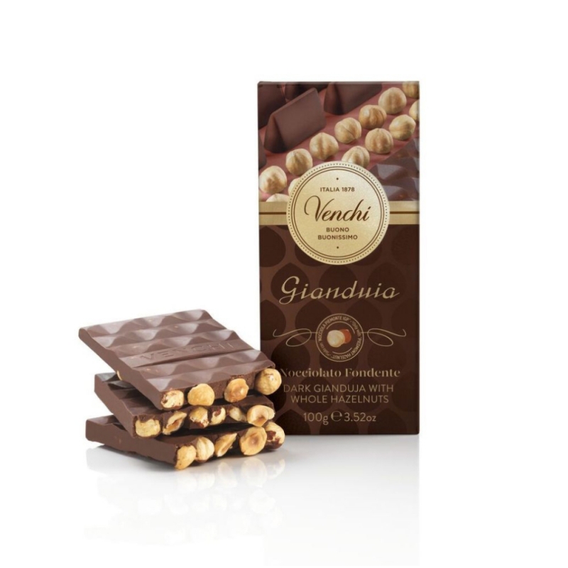 czekolada ciemna z orzechami laskowymi z Włoch