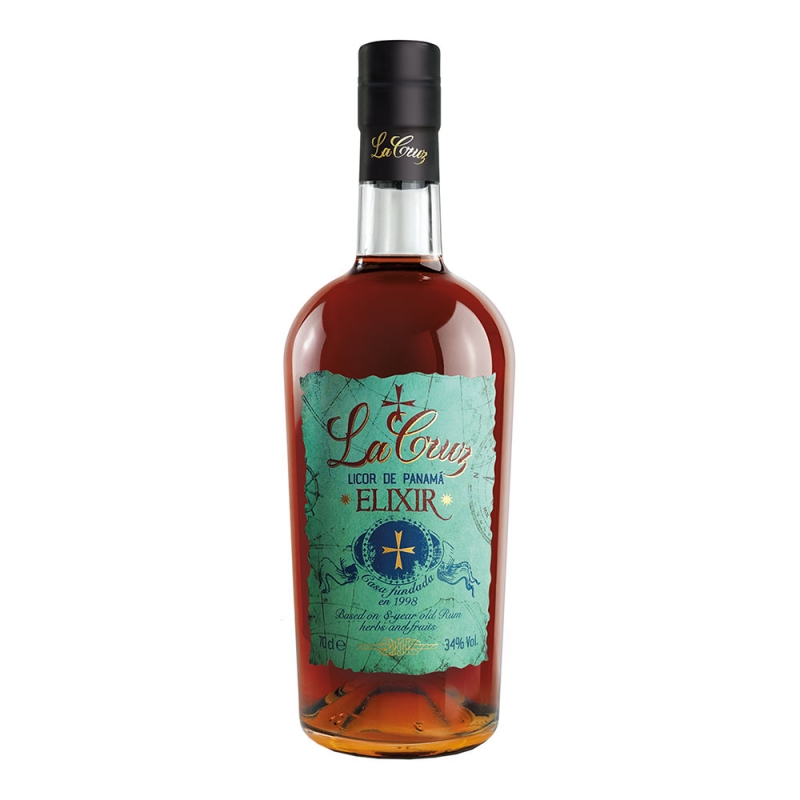 aromatyczny rum z panamy la cuz elixir starzony w dębowych beczkach