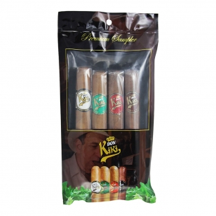 4 cygara dok kiki w formacie toro o rożnych smakach