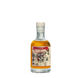 destylowany z melasy trzcinowej rum  z Barbadosu w butelce o pojemność 0,2l