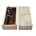 zestaw upominkowy z cygarem la flor dominicana oraz miniaturką whisky