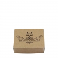 pudełko wykonane z papieru ekologicznego z logo marki fox