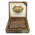 pudełko z cygarami drew estate wyłożone aromatycznymi liśćmi tytoniu