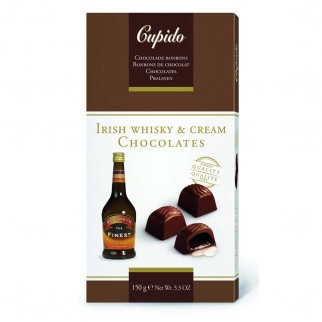 czekoladki z nadzieniem o smaku whisky Cupido Irish whisky