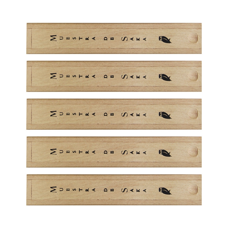 5 cygar muestra de saka w drewnianych pudełkach z rysunkiem sowy