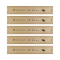 5 cygar muestra de saka w drewnianych pudełkach z rysunkiem sowy
