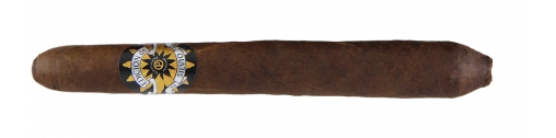 długie cygaro perdomo w ciekawym formacie salomon z pięknym pierścieniem z logo marki