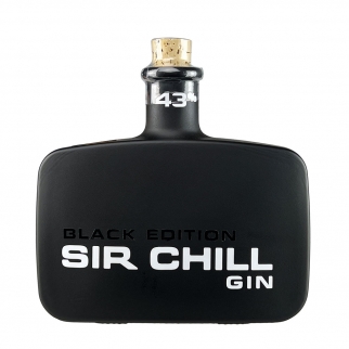 intensywny w smaku gin sir chill black edition w czarnej butelce