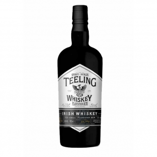 czarna butelka whisky irlandzkiej Teeling Plantation Rum Cask Finish