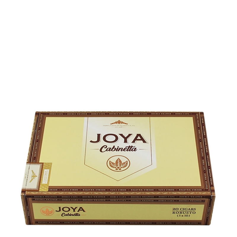 skrzynka z cygarami w kolorze kremowym