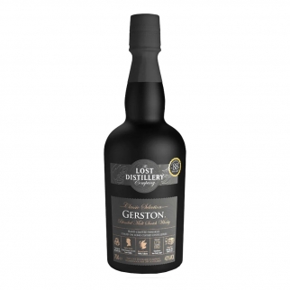 czarna butelka z whisky gerston classic