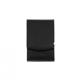 czarne skórzane etui na papierosy