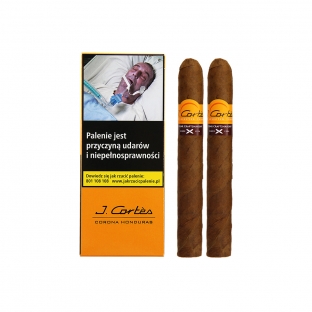 cygaro maszynowo robione j cortes corona honduras o łagodnym smaku