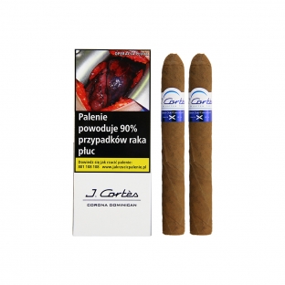 2 cygara maszynowe j cortes w rozmiarze corona z serii dominicana