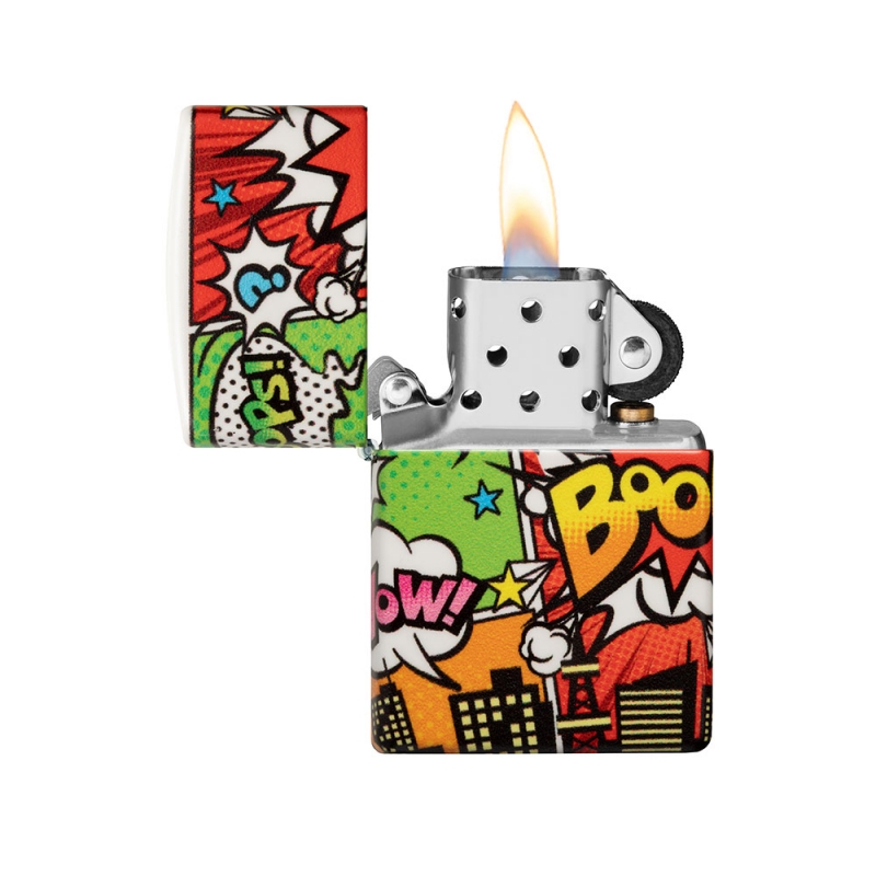 zapalniczka zippo ze wzorem w stylu pop art