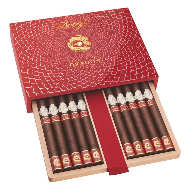 skrzynka cygar davidoff year of the dragon 2024