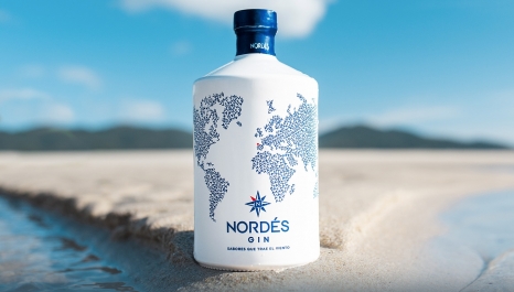 Gin Nordés - galicyjski gin w ciekawej butelce